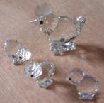 Swarovski Kristal Kip Mini met 3 kuikens Collectors Item, Ophalen of Verzenden, Zo goed als nieuw, Figuurtje