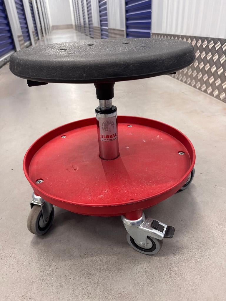 Werkplaatskruk Global – verstelbaar en verrijdbaar, Ophalen, Overige kleuren, Zo goed als nieuw, Bureaukruk