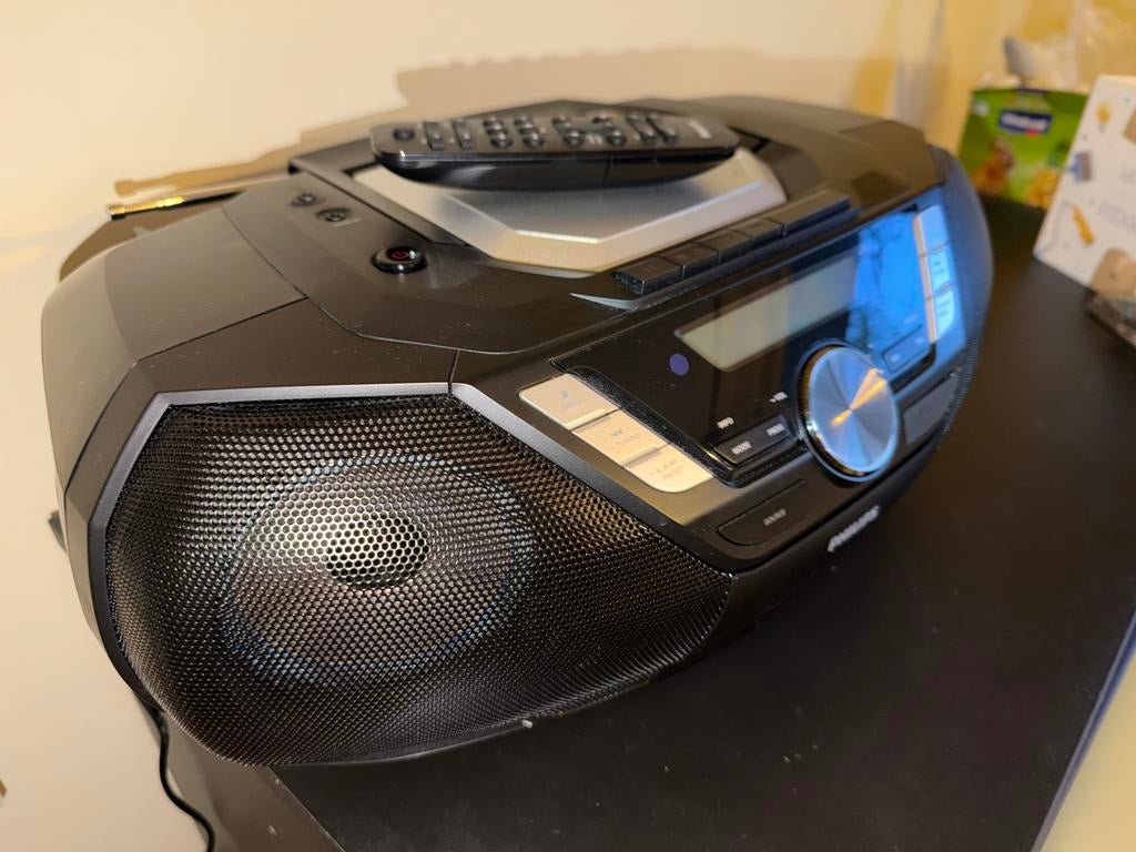 Philips AZB798T/12 Radio Cd, cassette speler 3 maanden oud, Audio, Tv en Foto, Platenspelers, Ophalen, Nieuw, Philips