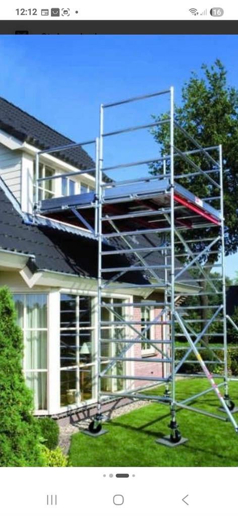 Uitwijkconsole te huur., Ophalen of Verzenden, Zo goed als nieuw, Rolsteiger of Kamersteiger, 5 meter of hoger