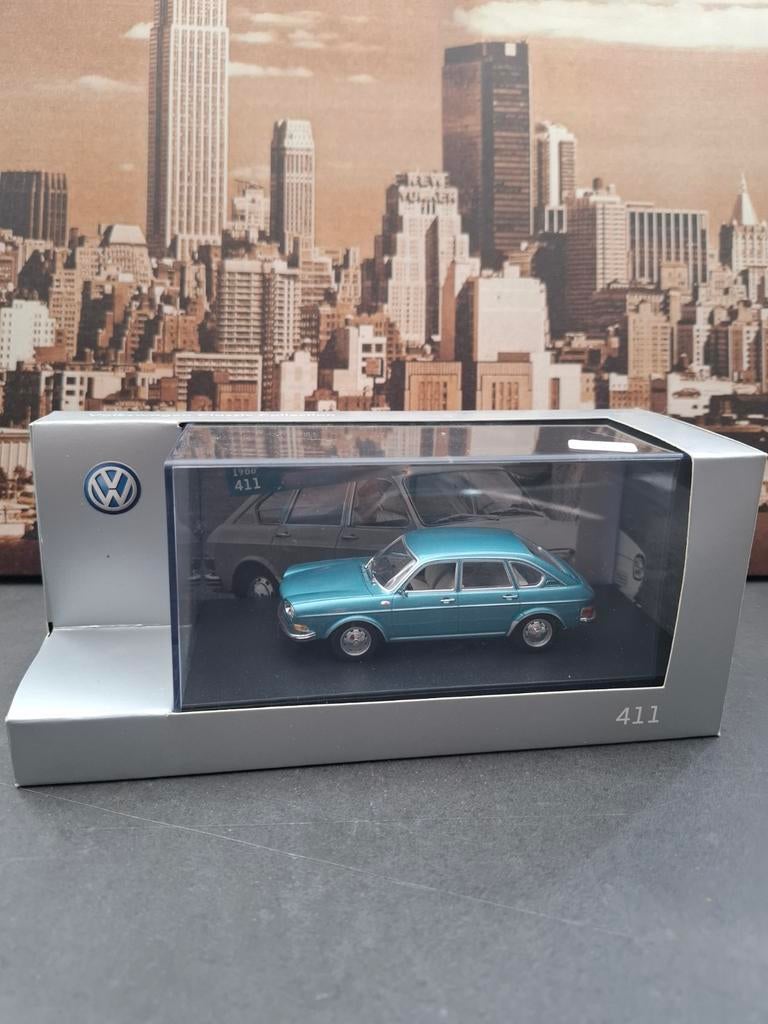 VW 411, Ophalen of Verzenden, Zo goed als nieuw, Auto, MiniChamps