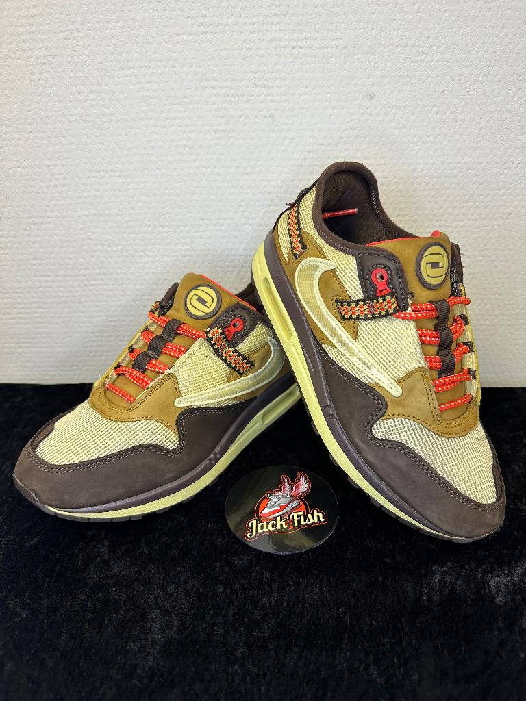 Nike air Max 1 Travis Scott Baroque brown - size 38, Nike air max, Overige kleuren, Ophalen of Verzenden, Sneakers of Gympen