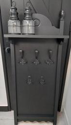 Stoer & Sober kapstok mat zwart, Ophalen, Hout, Wandkapstok, Minder dan 100 cm