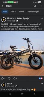 FRSH Inklapbare Fatbike - Nieuw in doos, Fietsen en Brommers, Elektrische fietsen, Ophalen of Verzenden, Nieuw, 50 km per accu of meer
