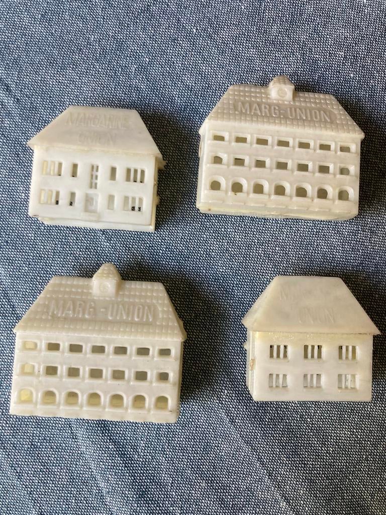 Clever Stolz Margarine Huisjes - Vintage Verzamelobjecten, Ophalen of Verzenden, Gebruikt