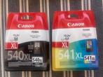 Te Koop : Canon 540XL en 541XL cartridges, Computers en Software, Printerbenodigdheden, Ophalen of Verzenden, Cartridge, Canon