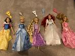 5 Disney Prinsessen Barbiepoppen: Sneeuwwitje, Assepoester,, Ophalen of Verzenden, Zo goed als nieuw, Barbie