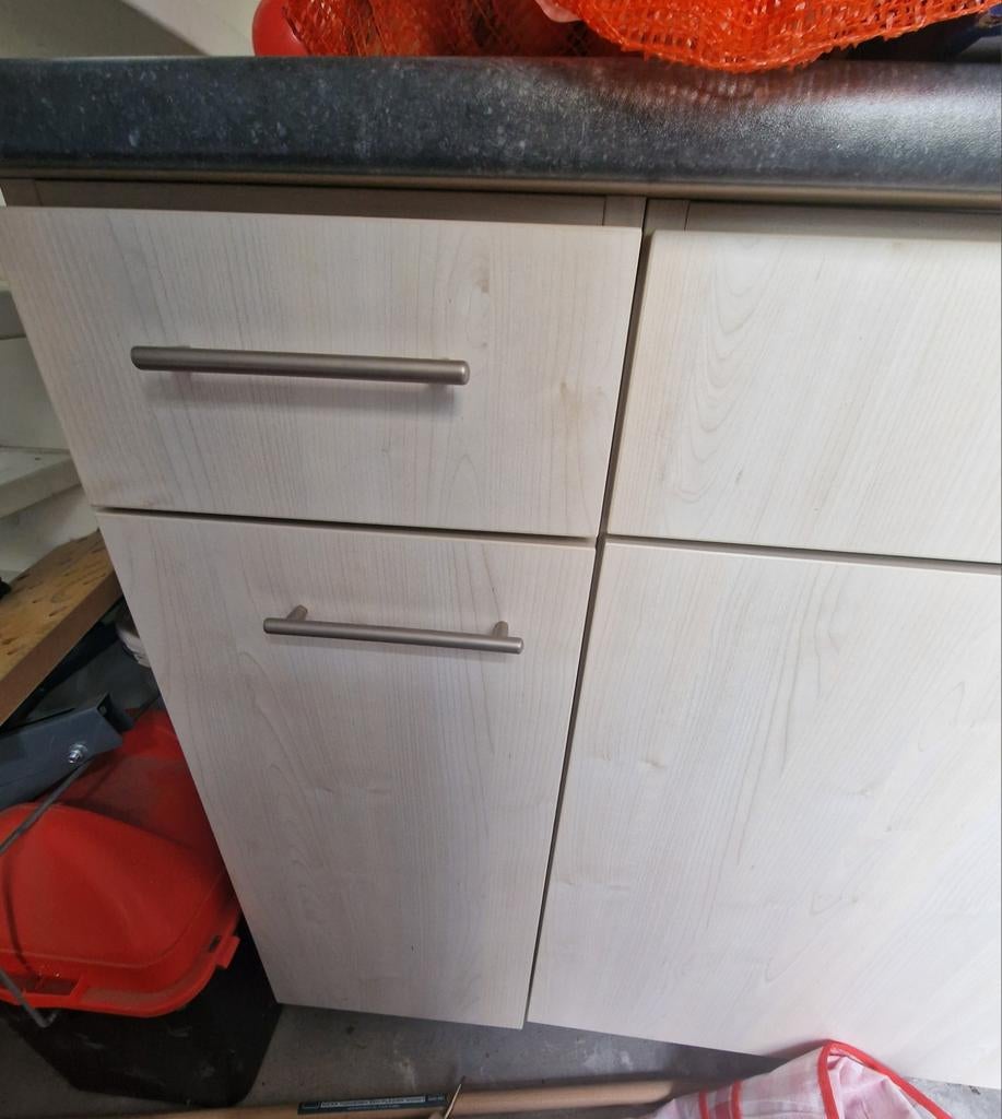 Complete keuken met boven en onderkast en spoelbak, Huis en Inrichting, Keuken | Keukenelementen, Ophalen, Zo goed als nieuw, 200 cm of meer