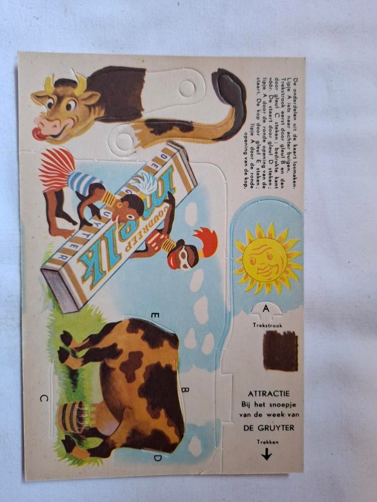 De Gruyter's snoepje van de week bouwplaat, Ophalen of Verzenden, Zo goed als nieuw, Gebruiksvoorwerp