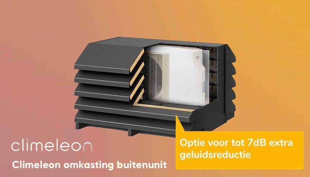 climeleon omkasting warmtepomp, Witgoed en Apparatuur, Airco's, Ophalen, Gebruikt, Minder dan 60 m³, Wandairco