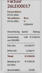 Nieuw Tegel laminaatvloer (68m2).  Tegel Wit Gemarmerd., Ophalen, Marmer gemarkeerd., Overige kleuren, Nieuw