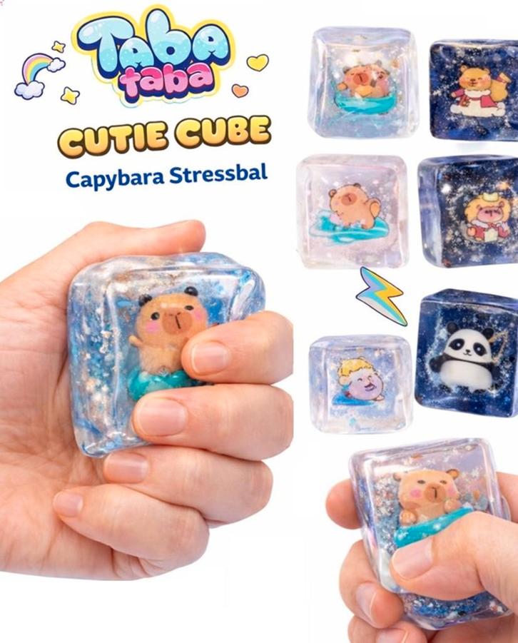 Ice Cube Squishy Capibara Stressbal (NEUW) !!!, Verzamelen, Speelgoed, Nieuw, Ophalen of Verzenden