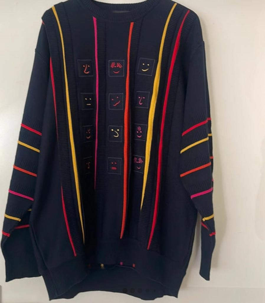 Carlo Colucci trui 56/58 XXXL, Kleding | Heren, Grote Maten, Ophalen of Verzenden, Zo goed als nieuw, Blauw, Trui of Vest