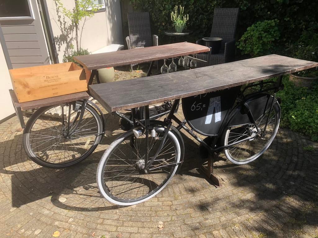 Te koop 1 leuke Tafeldisplay fiets & Tafel fiets wijn bar, Ophalen, Gebruikt, Gazelle