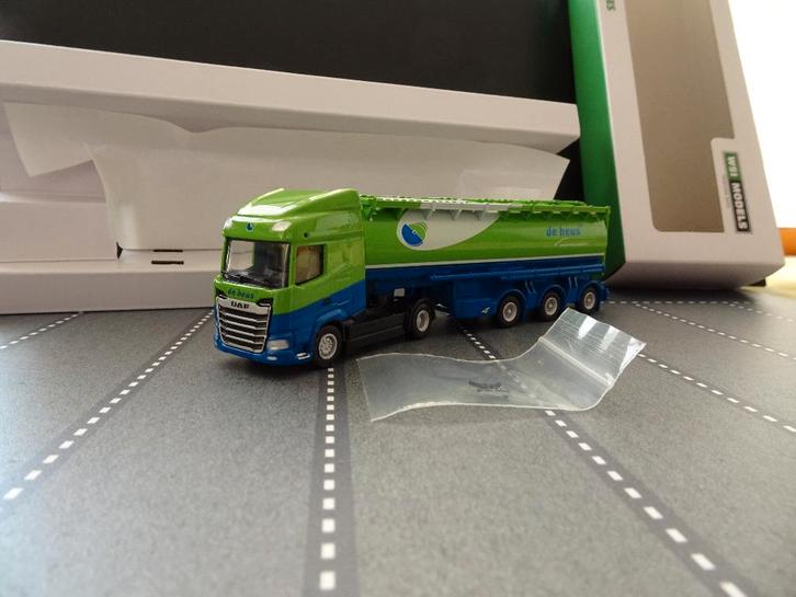 540 wsi daf xg de heus bulk wagen 1:87 truck trein no herpa, Hobby en Vrije tijd, Modelauto's | 1:87, Nieuw, Bus of Vrachtwagen