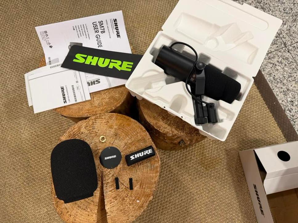 Shure sm7b, Ophalen of Verzenden, Gebruikt, Studiomicrofoon