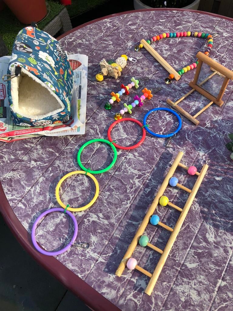 Papegaaienkooi accessoires, Ophalen, Zo goed als nieuw, Metaal, Vogelkooi