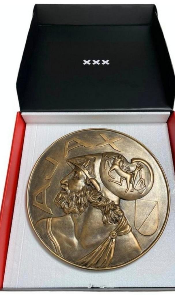 AJAX SCHILD OUD LOGO, Sport en Fitness, Voetbal, Nieuw, Overige typen, Maat XL, Ophalen of Verzenden