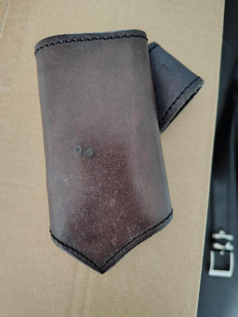 LARP leren holster voor zwaard of mes, Ophalen of Verzenden, Zo goed als nieuw, Accessoires