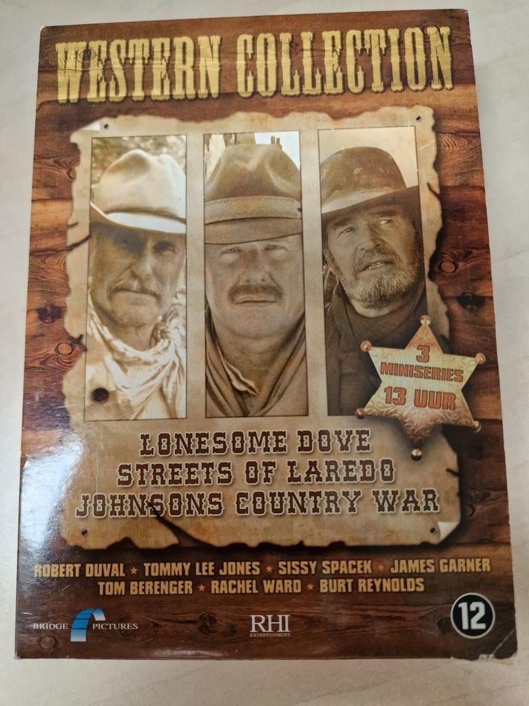 Western Collection - 3 Miniseries DVD Boxset, Boxset, Ophalen of Verzenden, Zo goed als nieuw, Actie en Avontuur
