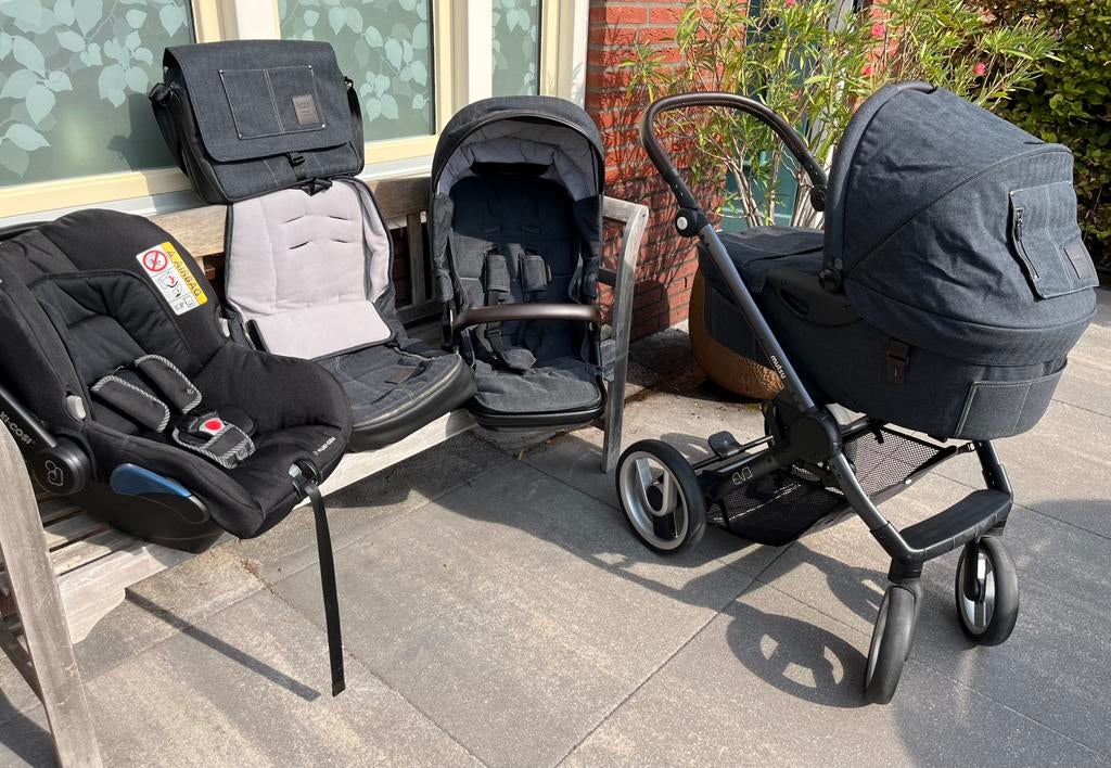 Mutsy Evo Farmer - complete set, Kinderen en Baby's, Kinderwagens en Combinaties, Ophalen, Gebruikt, Mutsy