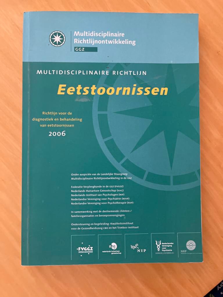 Multidisciplinaire richtlijn eetstoornissen 2006, Boeken, Ophalen of Verzenden, Gamma, Nieuw, WO