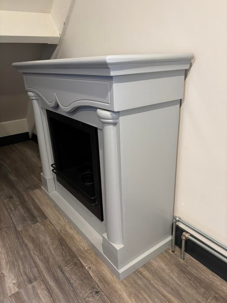 Leuke sfeerhaard, Ophalen of Verzenden, Gebruikt, Vrijstaande haard, Overige soorten