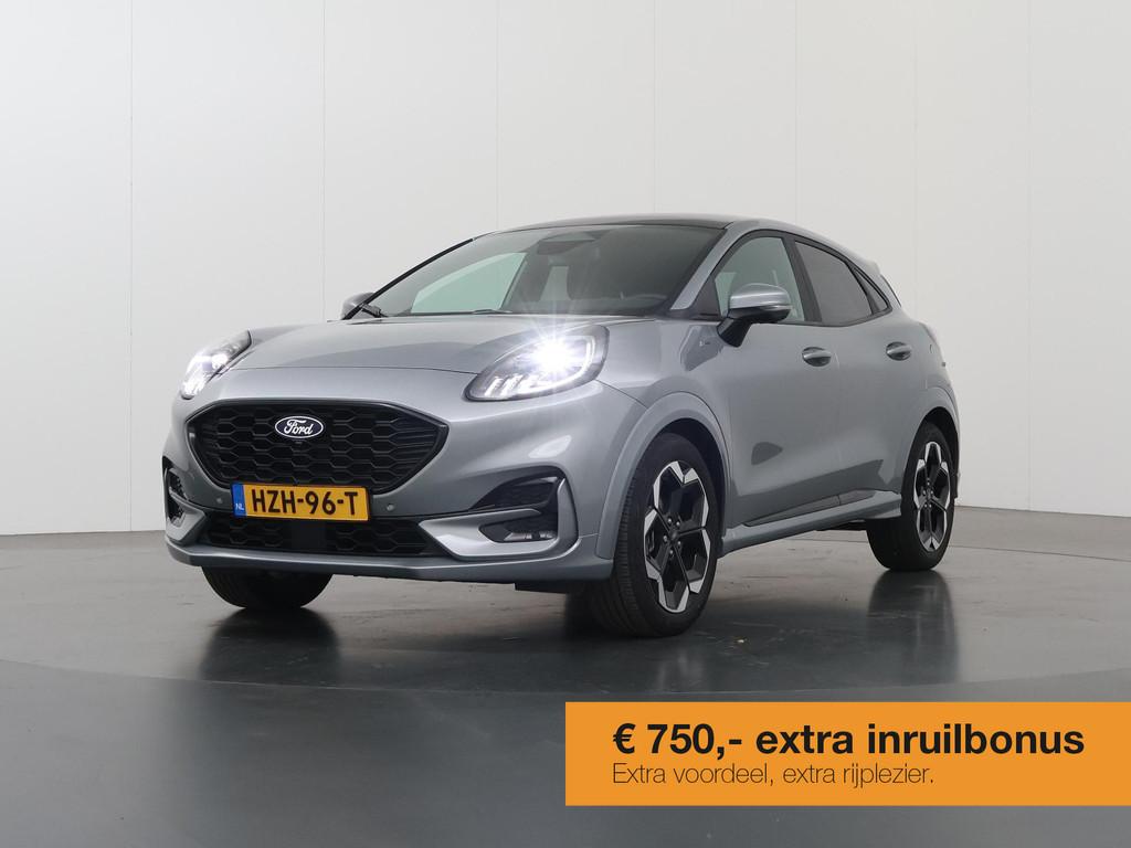 Ford Puma 1.0 EcoBoost Hybrid ST-Line X | Facelift | Trekhaa, Stof, Bedrijf, 155 pk, 3 cilinders