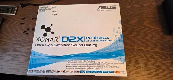 Asus Xonar D2X PCI Express 7.1 Geluidskaart, Computers en Software, Geluidskaarten, Gebruikt, Intern, Ophalen of Verzenden