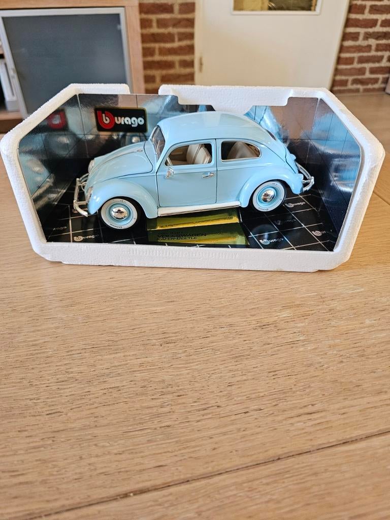 TE KOOP MOOIE BURAGO VOLKSWAGEN KAFER-BEETLE SCHAAL1:18, Ophalen of Verzenden, Zo goed als nieuw, Auto, Bburago