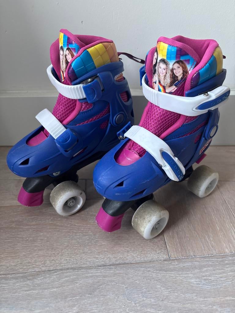 Rolschaatsen blauw/roze K3, Ophalen, Gebruikt, Overige typen, Overige merken