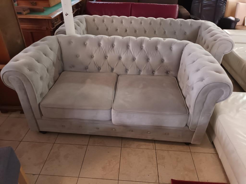 Mooie Crème Kleurige Zithoek., Ophalen, Zo goed als nieuw