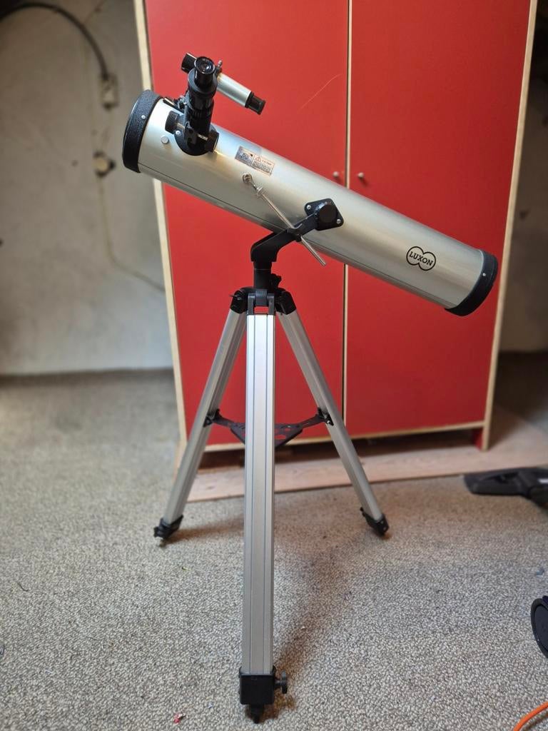 Luxe Luxon Sterrenkijker Telescoop met Statief en Oculairs, Ophalen, Lenzentelescoop (refractor), Met statief, Zo goed als nieuw