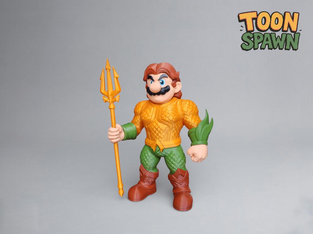 Aquario - Aquaman  Mario Mash-Up Figuur – 30 cm, Verzamelen, Ophalen of Verzenden, Nieuw, Fantasy