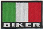 Italy Biker stoffen opstrijk patch embleem #3, Ophalen of Verzenden, Nieuw