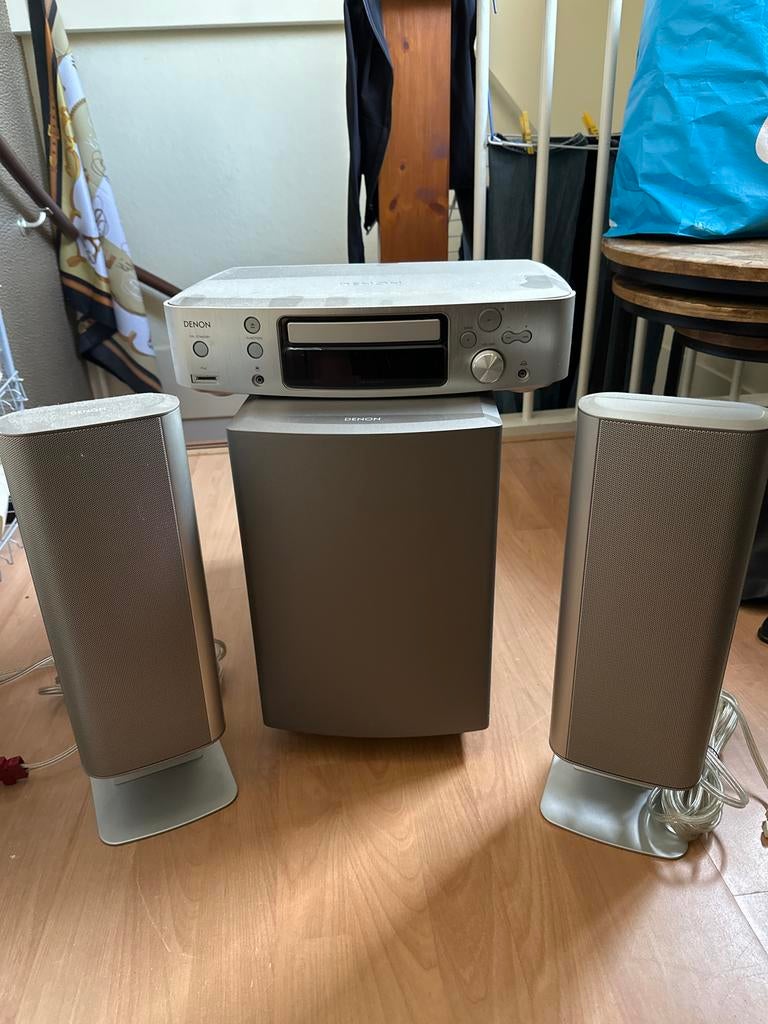 Denon D-M31 Microset met subwoofer en speakers, Audio, Tv en Foto, Stereo-sets, Gebruikt, Denon, Ophalen of Verzenden, Microset