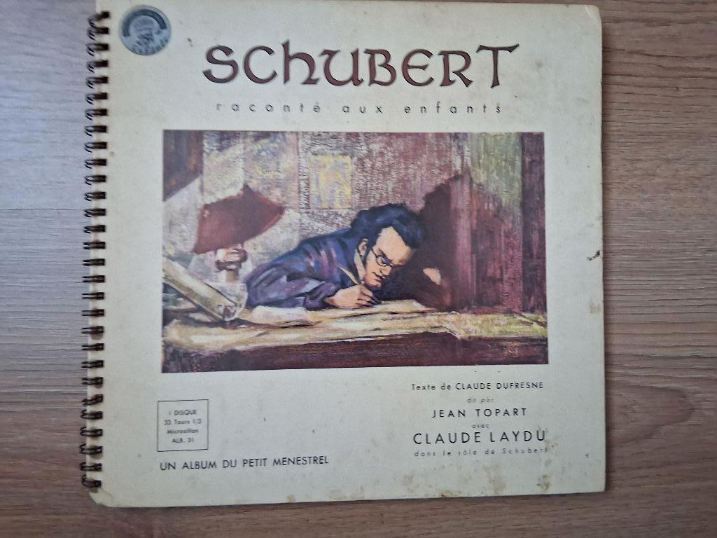 Boek Schubert raconté aux enfants + 2 elpees, Boeken, Ophalen of Verzenden, Gelezen