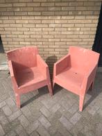 x2 Phillipe Starck Tuinstoelen, Ophalen, Gebruikt, Kunststof, Stapelbaar