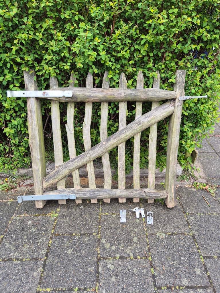 Schapenhek 100cm breed 94cm hoog, Tuin en Terras, Ophalen, Gebruikt, Hout, Tuinhek