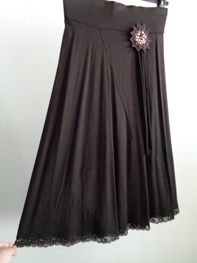 DEPT Department viscose rok, maat XS/S NIEUW, Bruin, Nieuw, Ophalen of Verzenden, Knielengte