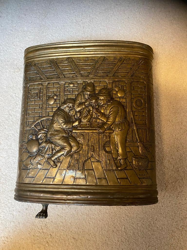 koperen paraplubak, Ophalen, Gebruikt, Overige materialen