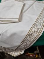 Servetten 8 stuks van stof bedrukte rand, Diversen, Kerst, Ophalen of Verzenden, 'T Olde Gre-j, Info@toldegrej.nl, Endepoelstraat 20f Didam