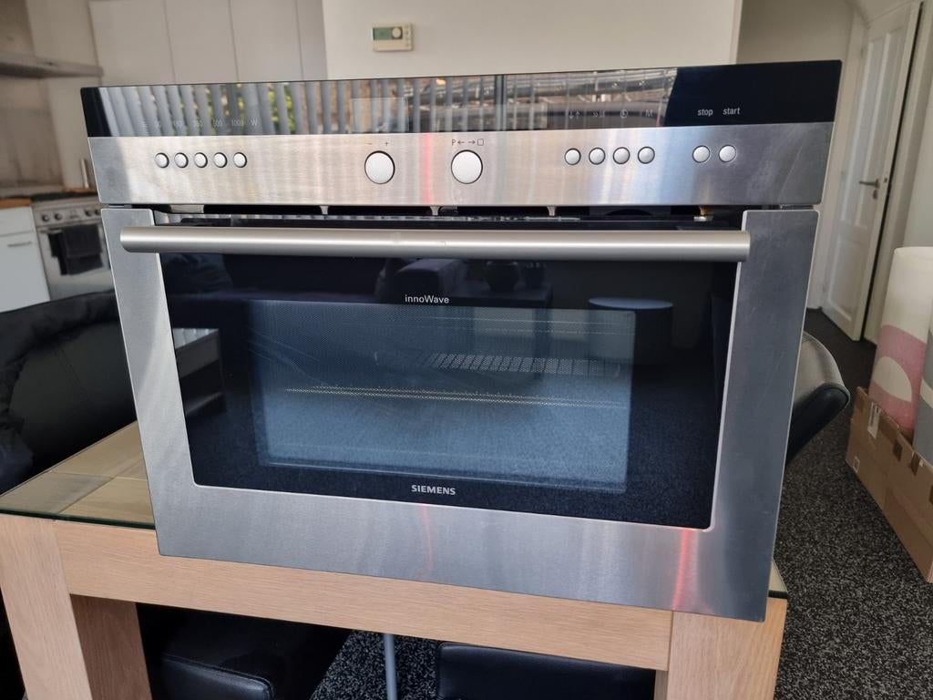 Siemens Inbouw Oven met Magnetronfunctie - HB86E560N, Gebruikt, Oven, 60 cm of meer, Inbouw