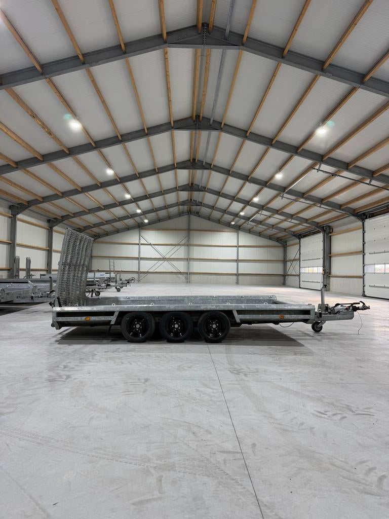 Hulco Terrax-3 Machinetransporter - Bouwjaar 2017, Auto diversen, Aanhangers en Bagagewagens, Ophalen of Verzenden, Gebruikt
