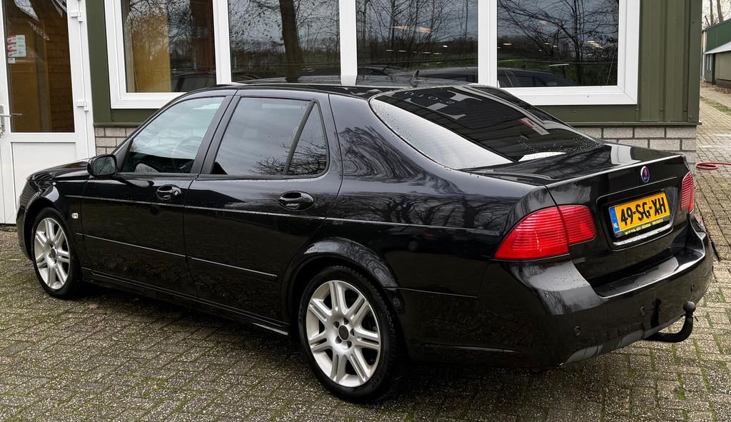 Saab 9-5 2.0t Arc NAP AUT CRUISE STOELVERW TREKHAAK, Auto's, Saab, 4 cilinders, 150 pk, 1505 kg, Zwart