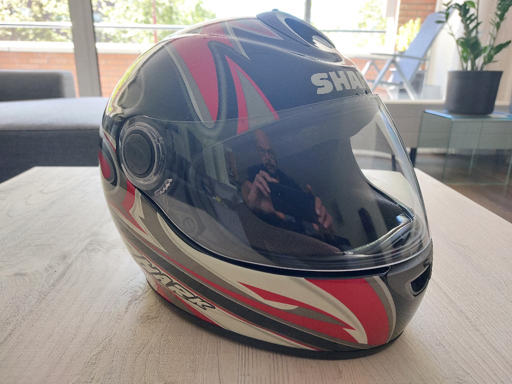 Shark RSF Optima helm, maat XL/61 met licht en donker vizier, Dames, XL, Shark, Ophalen of Verzenden