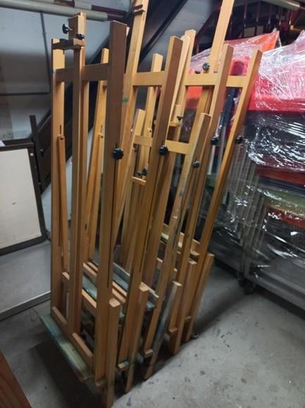 5x schildersezel, Hobby en Vrije tijd, Schilderen, Ophalen, Gebruikt, Ezel