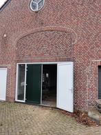 Kunststof pui met dubbele openslaande deuren en zijramen, Ophalen, Buitendeur, Gebruikt, Glas