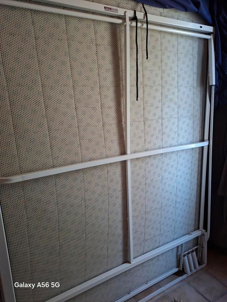 Kuperus Opklapbed met spiraalbodem - vast aan de vloer, Huis en Inrichting, Slaapkamer | Bedden, Gebruikt, Tweepersoons, 140 cm