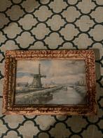 Schilderijtje molen, Antiek en Kunst, Kunst | Schilderijen | Klassiek, Ophalen